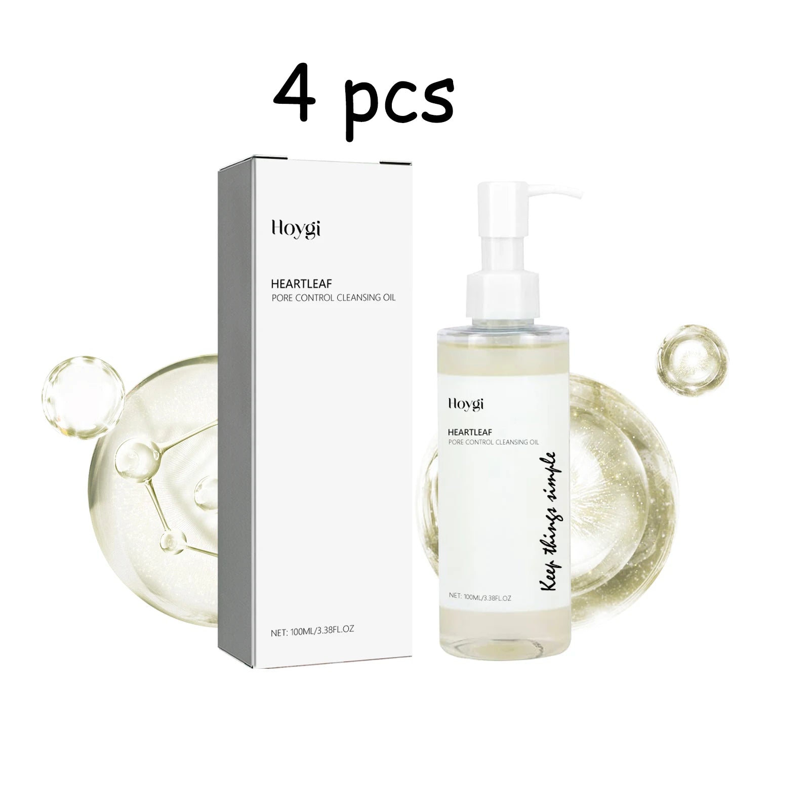 Hoygi Makeup Remove Oil Gentle Cleaning Makeup Remove Pore Dirts Oil Control Pore Shrink Enhance Smoothness Facial Cleaning Oil