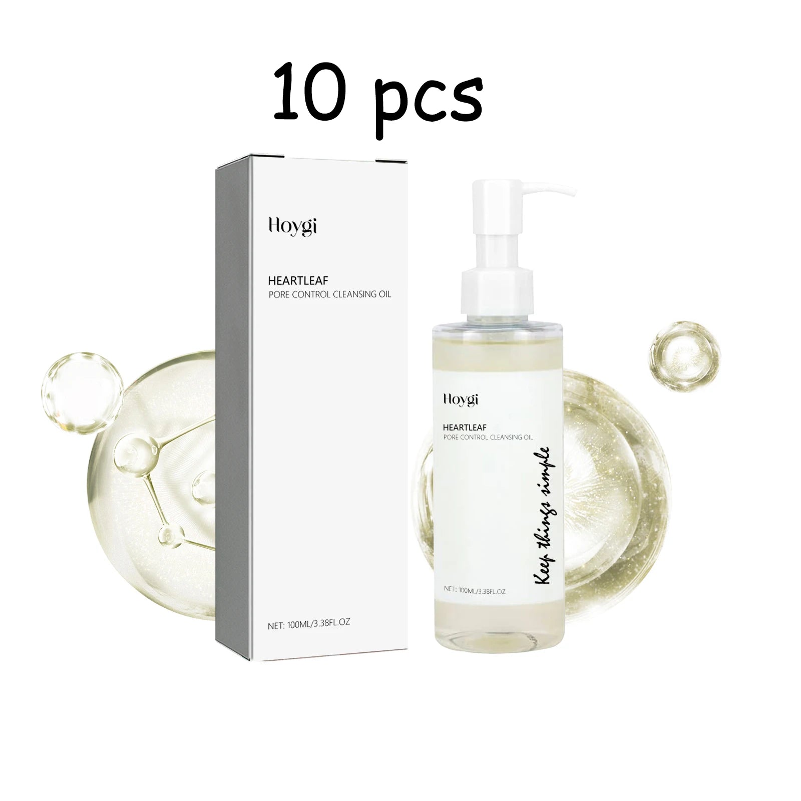 Hoygi Makeup Remove Oil Gentle Cleaning Makeup Remove Pore Dirts Oil Control Pore Shrink Enhance Smoothness Facial Cleaning Oil