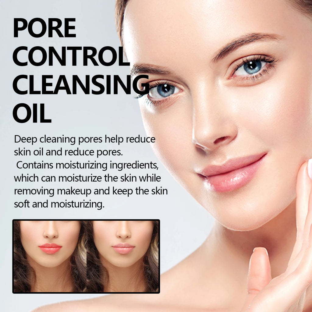 Hoygi Makeup Remove Oil Gentle Cleaning Makeup Remove Pore Dirts Oil Control Pore Shrink Enhance Smoothness Facial Cleaning Oil