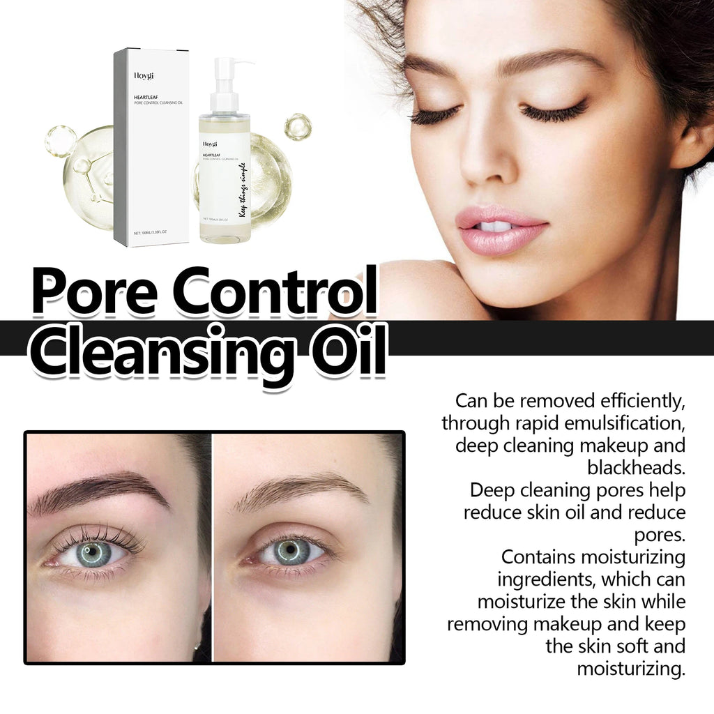 Hoygi Makeup Remove Oil Gentle Cleaning Makeup Remove Pore Dirts Oil Control Pore Shrink Enhance Smoothness Facial Cleaning Oil