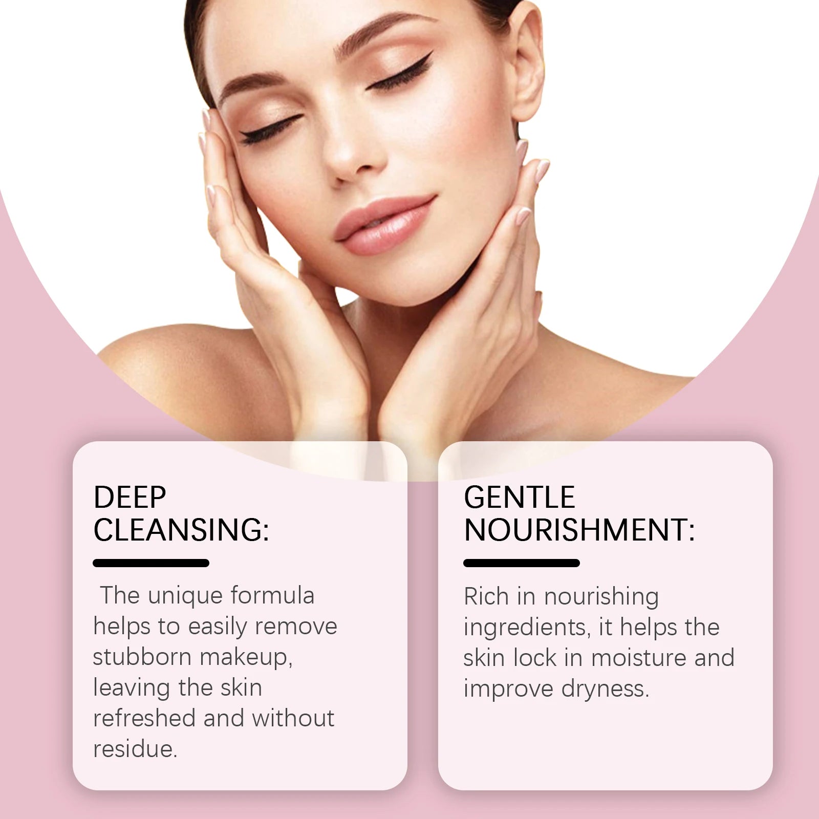 EELHOE Strawberry Cleansing Balm Gentle Makeup Remover Cleansing Face For Daily Makeup Removal Hydrating Moisturizing
