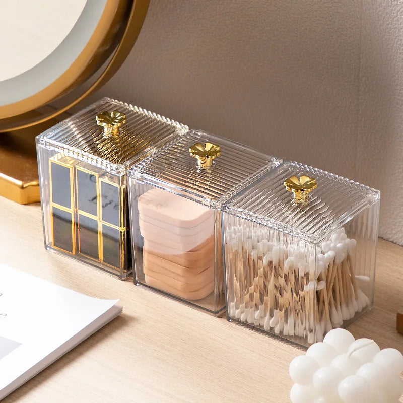 Diamond Pattern Acrylic Makeup Brush Tool Cosmetic Makeup Storage Box Case Make-up Brush Holder Table Organizer Make Up Tool