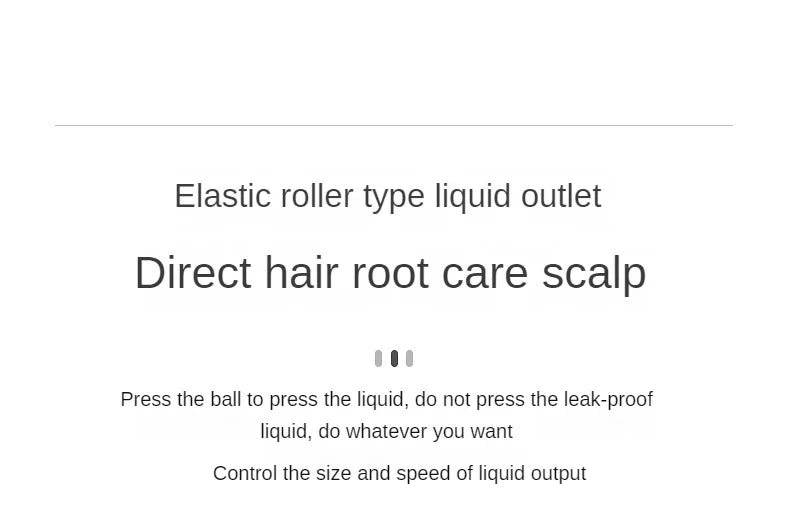 Scalp Applicator Liquid Comb for Hair Growth Serum Oil Nourish Mini Portable Hair Roots Massage Medicine Comb Hair Head Massager