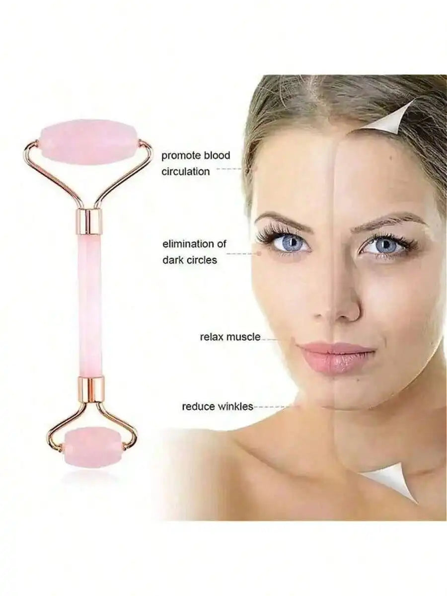 Guasha facial massage tool and roller set, facial massager, neck, arms, eyes, reduce swelling, improve wrinkles, men's and women