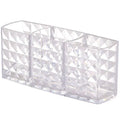 Diamond Pattern Acrylic Makeup Brush Tool Cosmetic Makeup Storage Box Case Make-up Brush Holder Table Organizer Make Up Tool