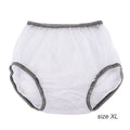 1pc PVC Adult diaper cover Elastic Waist plastic shorts  for Elderly Men And Women transparent waterproof diaper pants