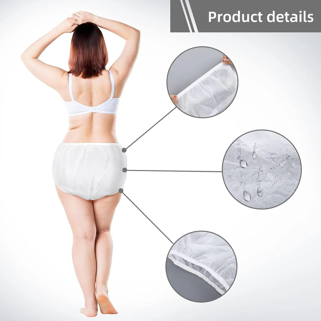 AIO 2Pcs Reusable Waterproof TPU Adult nappy Large size Diaper Cover Easy-to-clean Incontinence pants Diaper Soft Dropshipping