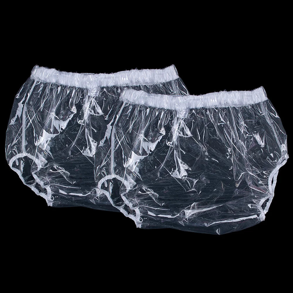 AIO 2Pcs Reusable Waterproof TPU Adult nappy Large size Diaper Cover Easy-to-clean Incontinence pants Diaper Soft Dropshipping