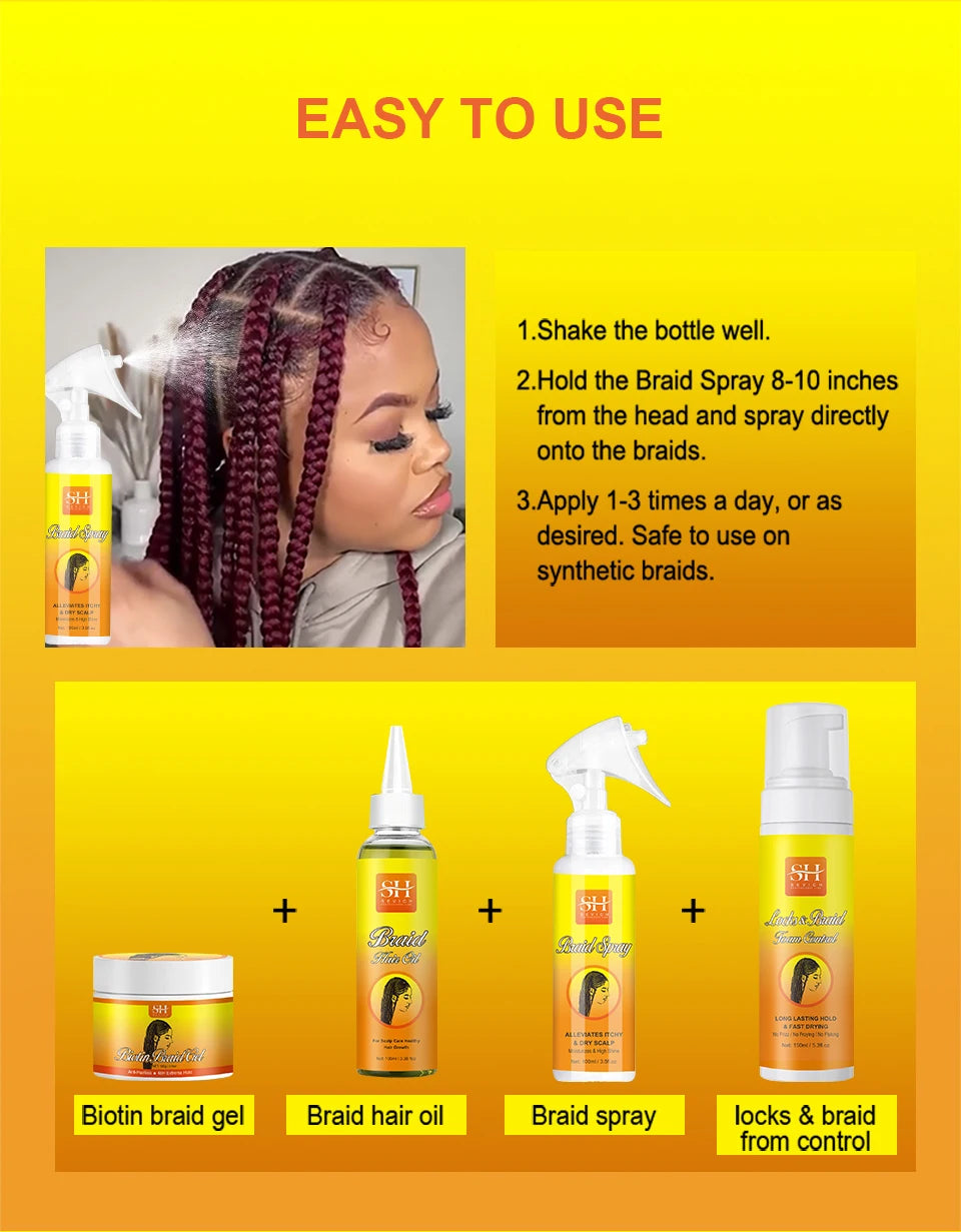 Sevich Hair Cleaning Anti Itching Spray Scalp Hair Follicle Anti Hair Loss Natural Beauty Health Moisturizing Hair Care Spray