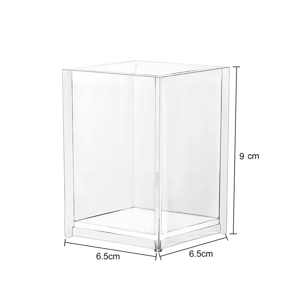 Diamond Pattern Acrylic Makeup Brush Tool Cosmetic Makeup Storage Box Case Make-up Brush Holder Table Organizer Make Up Tool