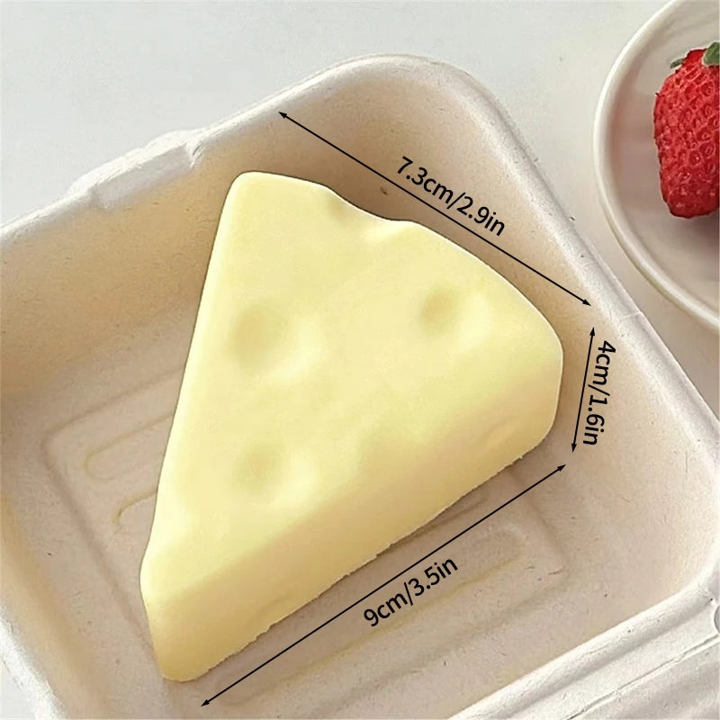 Simulated Squeeze Butter Stress-relieving-toys Squishy Fake Baozi Fun Pinch Uncompressed Fidget Toys Popular Children Favor Gift