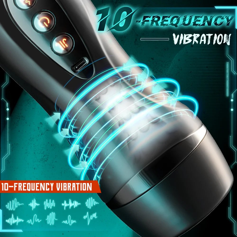 Sex Toy For Men Men's Masturbation Cup Heating Stimulation Vibrator Sexy Voice Free Portable Bracket Suction Cup Pocket Pussy
