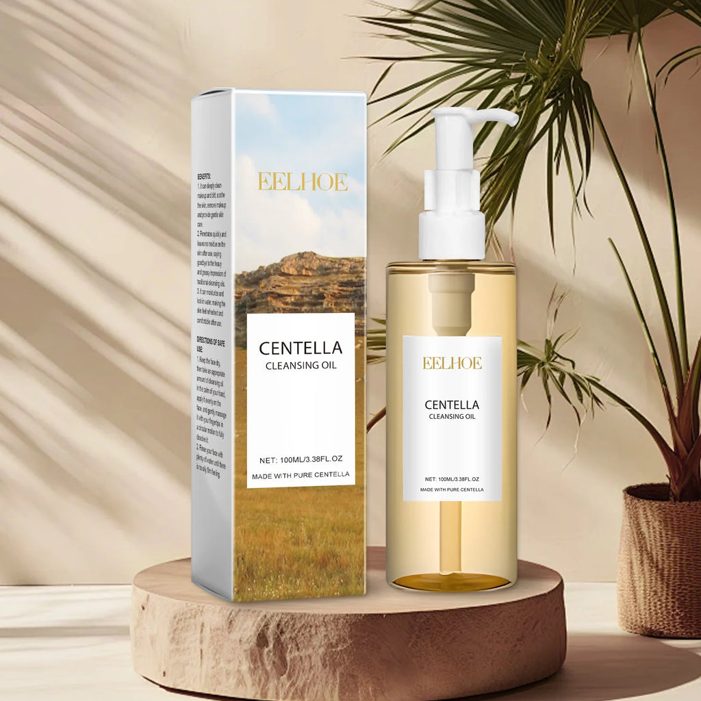 Centella Lightweight Cleansing Oil,Moisturizing Makeup Remover Enriched With Tocopherol,Cleansing&Formulated Remove Daily Makeup