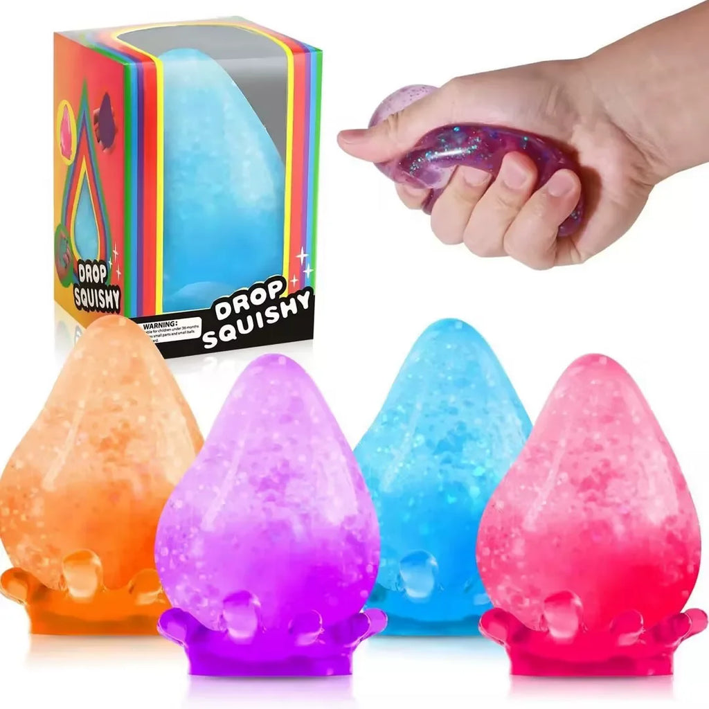 Hot Selling Style Needoh Dreamy Water Drop Squishy Toy,Malt Sugar Slow Rising Stress Ball,Sensory Fidget Toys For Anxiety Relief.