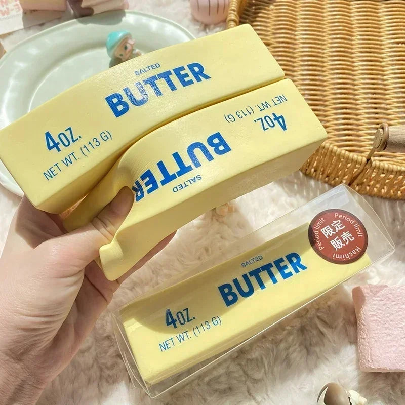 Simulated Squeeze Butter Stress-relieving-toys Squishy Fake Baozi Fun Pinch Uncompressed Fidget Toys Popular Children Favor Gift