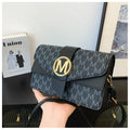 New style women's messenger bag, small square bag, double shoulder strap messenger bag, autumn Korean style, simple and fashiona