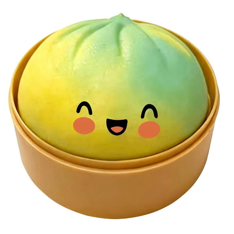 Simulated Squeeze Butter Stress-relieving-toys Squishy Fake Baozi Fun Pinch Uncompressed Fidget Toys Popular Children Favor Gift